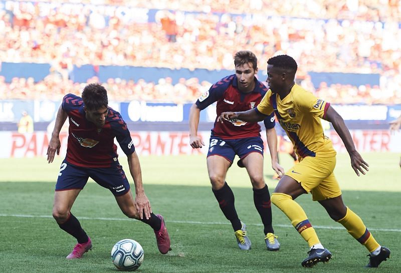 Ansu Fati will play a key role against Osasuna