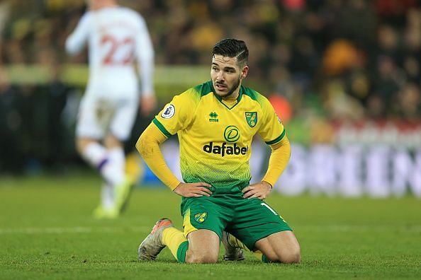 Emiliano Buendia has impressed as a right-winger for Norwich City in the Premier League this season.