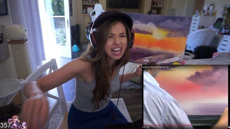 Pokimane during a live stream (Image Credits: Pokimane Stan on YT)