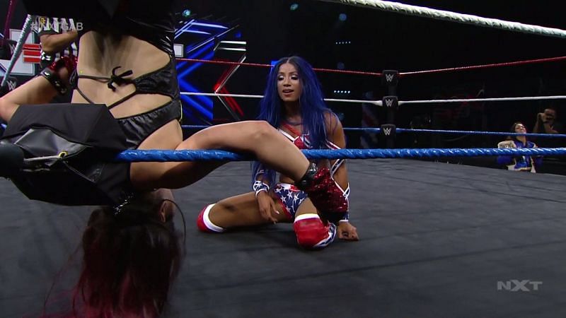 Sasha Banks vs Io Shirai on WWE NXT: The Great American Bash Night 1