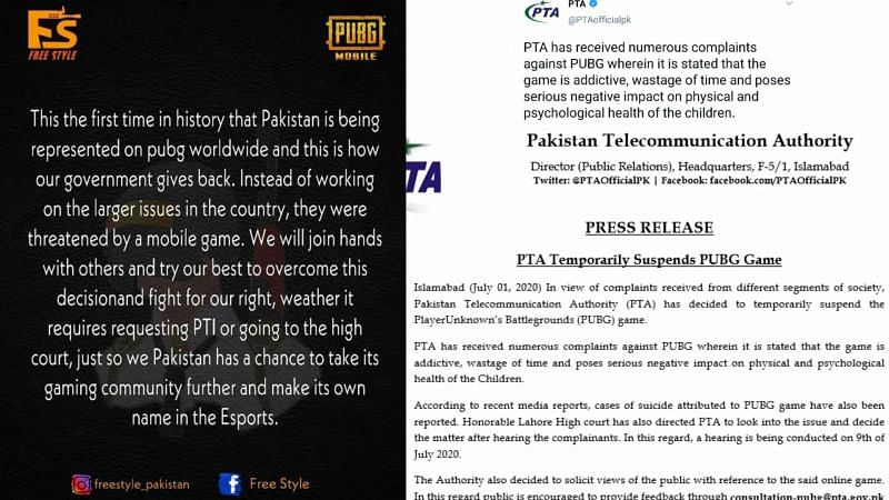 Free style Instagram post after PUBG banned in Pakistan