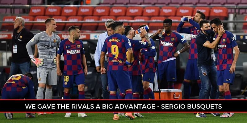Sergio Busquets claimed that Barcelona is trying its best