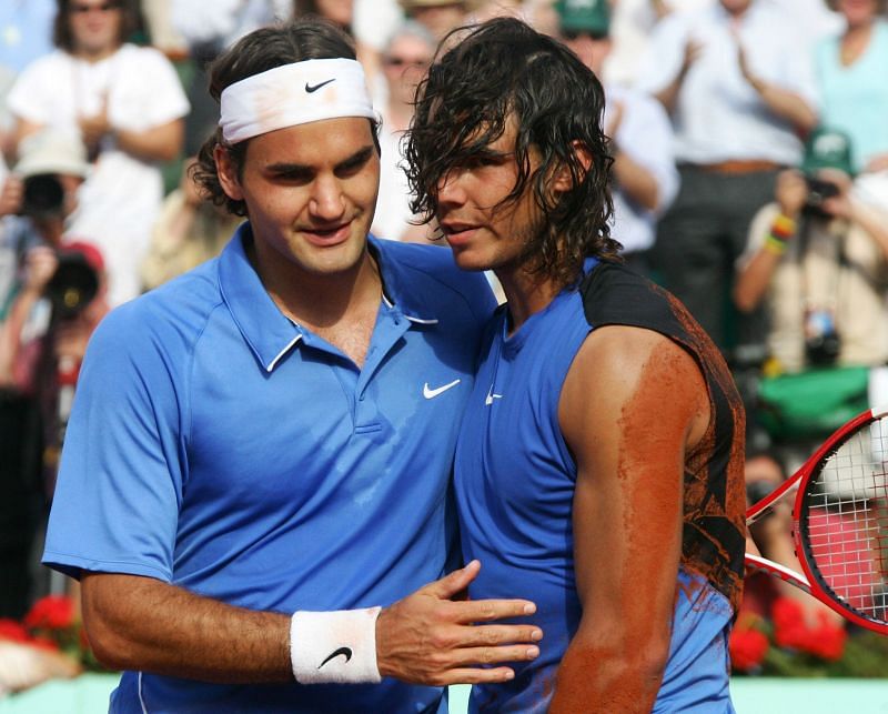 Roger Federer and Rafael Nadal