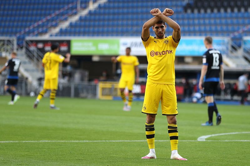 Achraf Hakimi secured a move to Inter Milan following an impressive season at Borussia Dortmund.