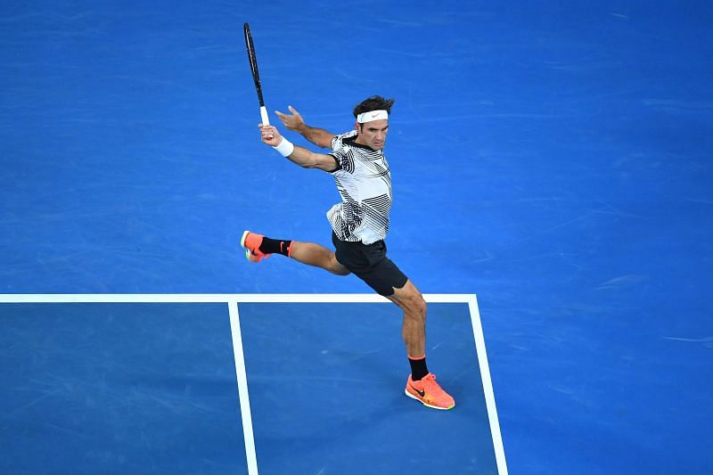 Roger Federer is one of the most graceful players on Tour