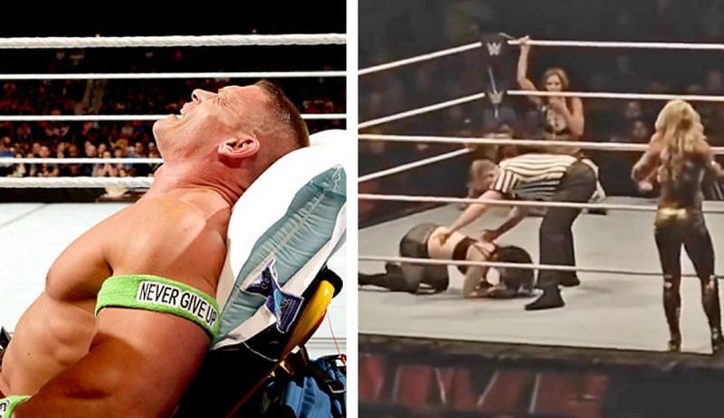 John Cena and Paige&#039;s injuries