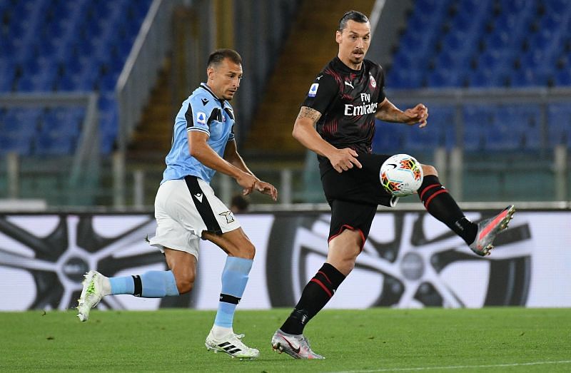 Zlatan Ibrahimovic scored a goal in Milan 3-0 win over Lazio but is expected to start from the bench against Juventus.