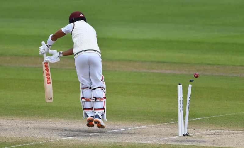 West Indies&#039; lynchpin Shai Hope bites the dust.