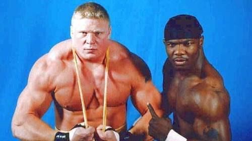 Brock Lesnar and Shelton Benjamin