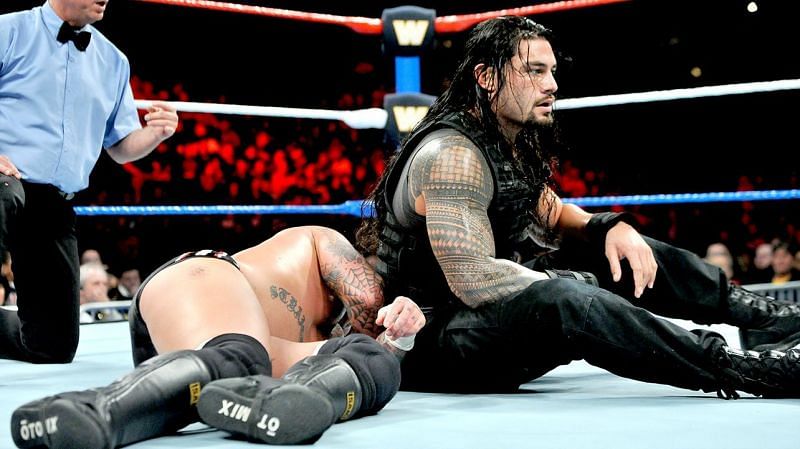 Roman Reigns and CM Punk on RAW