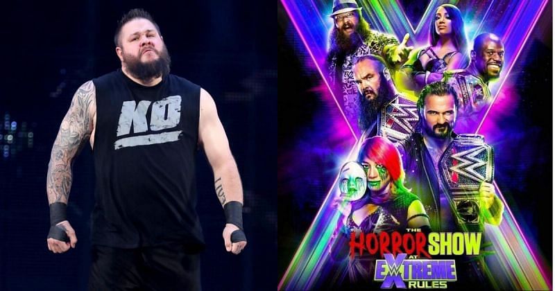 Kevin Owens. &#039;The Horror Show at Extreme Rules&#039; 2020 poster