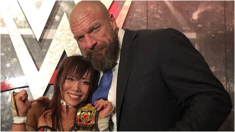 Kairi Sane and Triple H