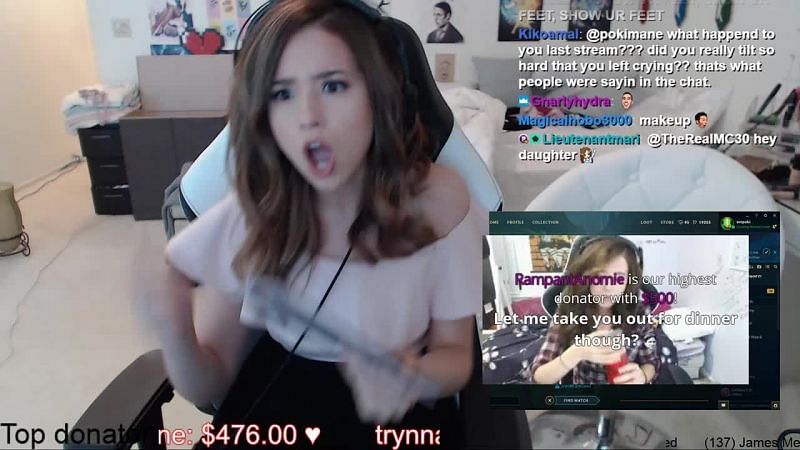 Twitch streamer Pokimane was recently called out on Twitter for being eye-candy (Image Credits: Twitch)
