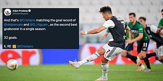 Twitter explodes as Ronaldo spares Juventus' blushes with dramatic equalizer
