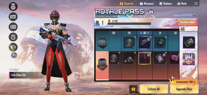 Iron Rose Set (Picture Source: PUBG Mobile)