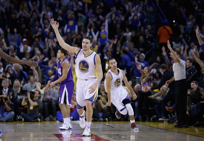 Golden State Warriors in action in the 2015-16 season
