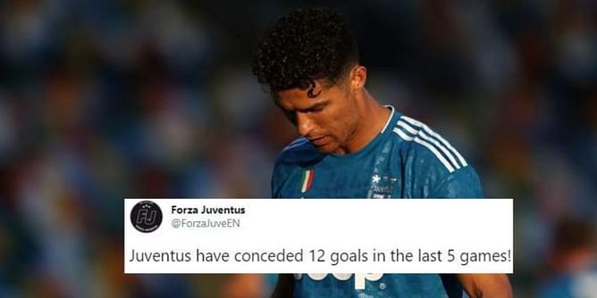 Twitter explodes as Cristiano Ronaldo blanks in Juventus' shock defeat against Udinese
