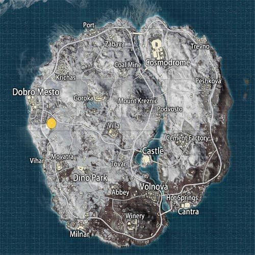 Vikendi map in PUBG Mobile