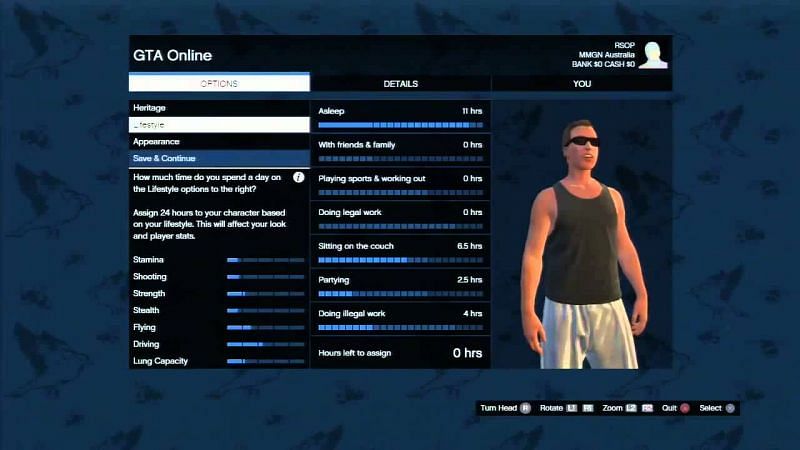 how to change gta online character appearance