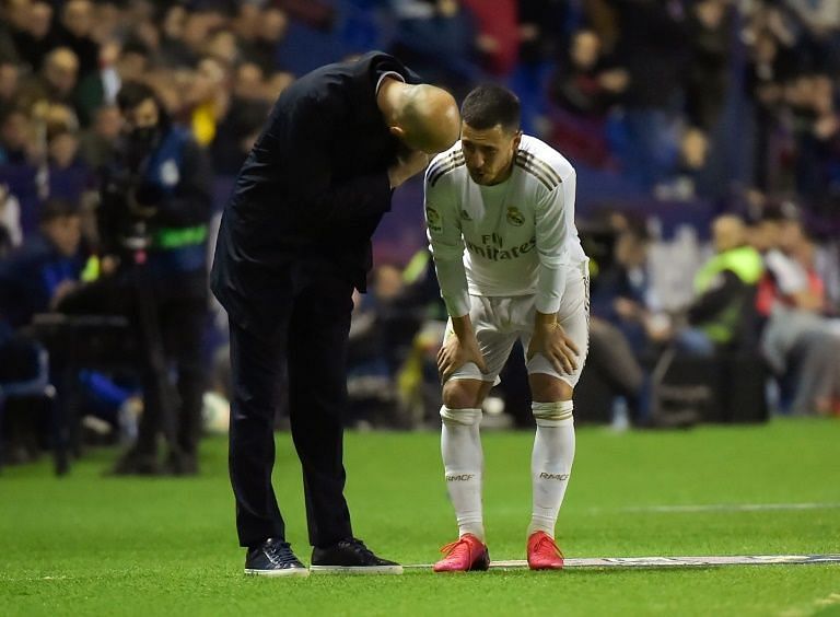 Eden Hazard reportedly has renewed pain in his ankle