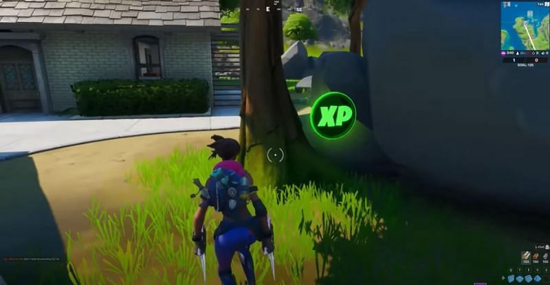 XP Coin location at Craggy Cliffs (Image Credits: Everyday Fortnite)
