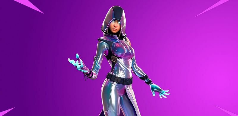 Exclusive &#039;Glow&#039; Fortnite skin. (Image Credit: Samsung)