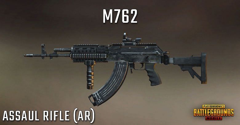 PUBG Mobile M762 gun, image via zilliongamer