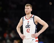 Davis Bertans has been a prolific three-point shooter during the regular NBA season.