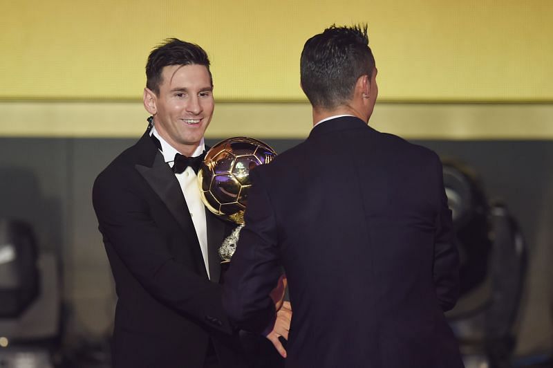 Lionel Messi and Cristiano Ronaldo often share the stage at award ceremonies