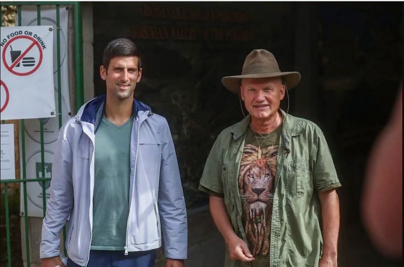 Novak Djokovic with Semir Osmanagic. Credits: Blick