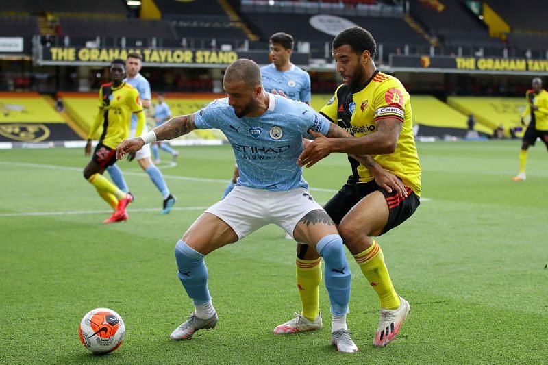 Kyle Walker put in a solid shift at right back for Manchester City