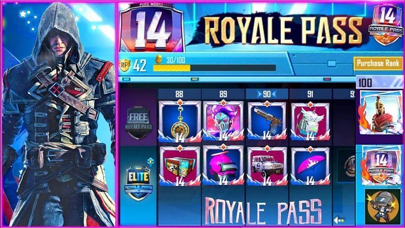 PUBG Mobile Season 14 free RP rewards (Picture Courtesy: THE FUNNY HUNNY/YT)