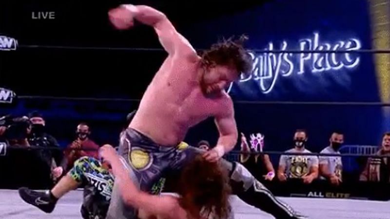 Kenny Omega attacks Marko Stunt at Fight for the Fallen 2020