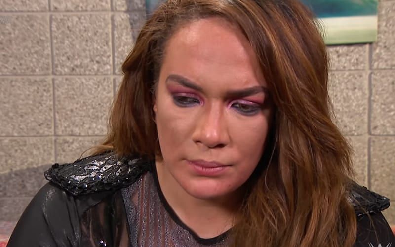 Nia Jax is clearly upset with the news