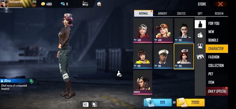 All Free Fire Characters Full List Of Agents In The Game In 2020