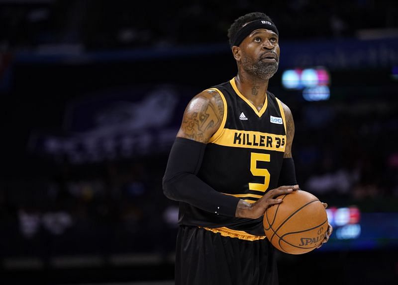 Former NBA star Stephen Jackson in the BIG3 league