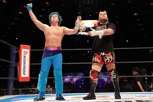 Master Wato was victorious in his re-debut in NJPW