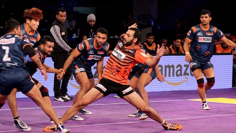 Anup Kumar's crafty play was difficult to handle for PKL defences to handle