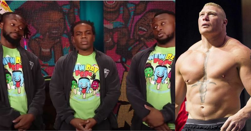 New Day and Brock Lesnar.