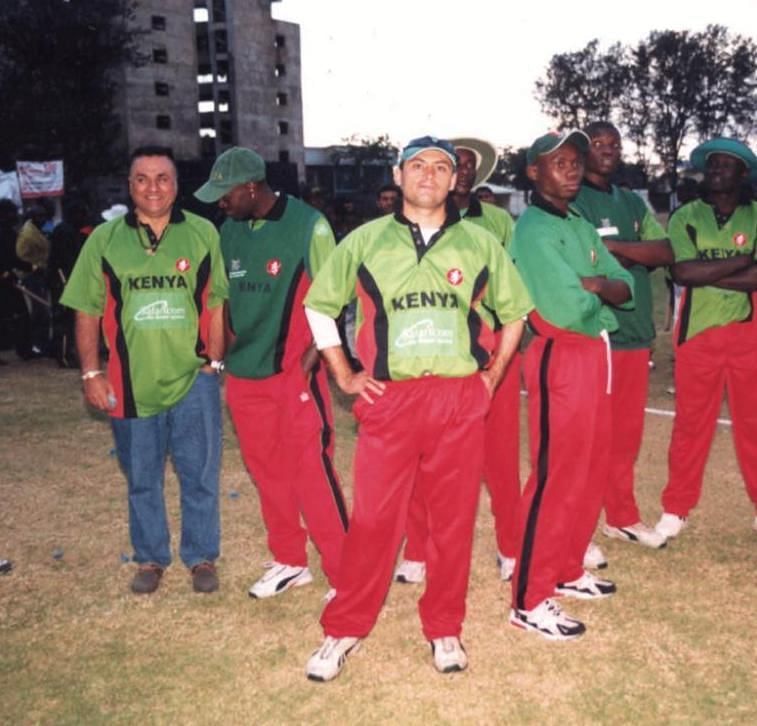 With the Kenya Cricket Team
