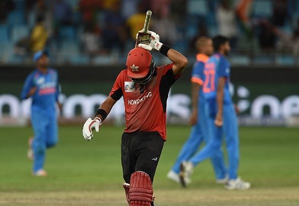 Anshuman Rath walks after being dismissed by Kuldeep Yadav