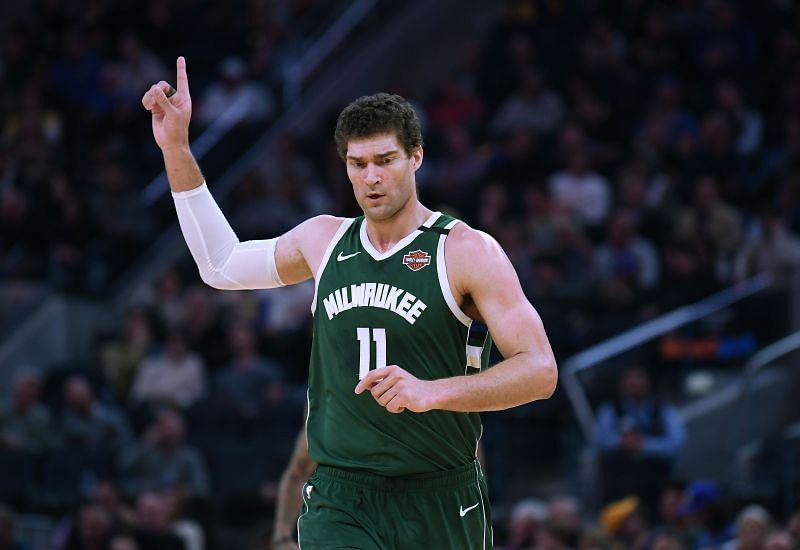 Brook Lopez was in great form in today&#039;s NBA scrimmage