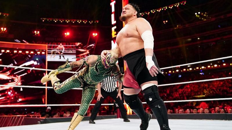Rey Mysterio vs Samoa Joe at WrestleMania 35
