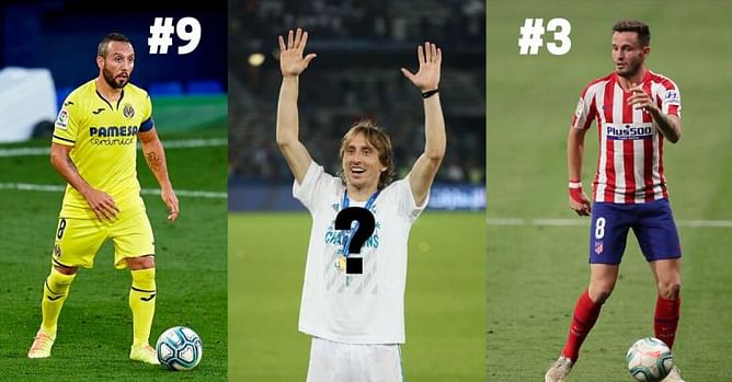 Top 10 midfielders in La Liga this season (2019/20)
