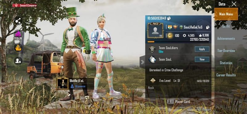 His PUBG Mobile ID