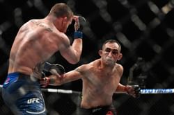Tony Ferguson flips the finger to people speculating his retirement
