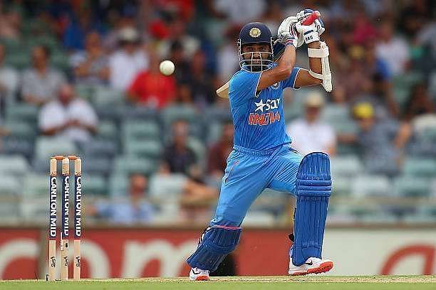 Ajinkya Rahane gave a good account of himself while batting at No.4 in ODIs