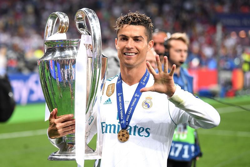Cristiano Ronaldo won 3 consecutive UEFA Champions League titles at Real Madrid