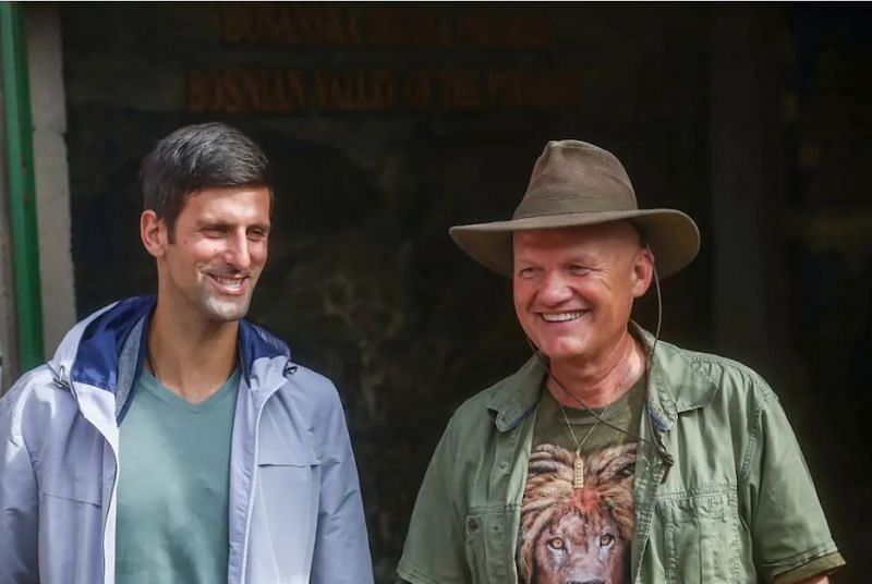 Novak Djokovic and Semir Osmanagic