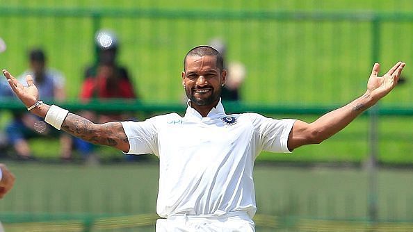 Shikhar Dhawan has the fastest Test century among current Indian players